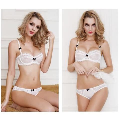 Lingerie Sexy Soutien gorge ensemble Été Dentelle Ultra mince Femme Slim Lace sexy sous