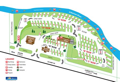 Park Map – Four Seasons RV Park