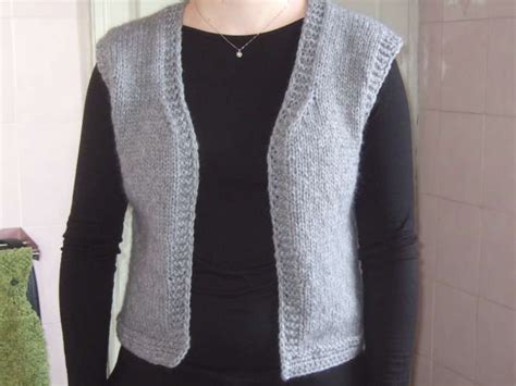 Photo Tricot Modele Tricot Gilet Sans Manche