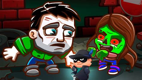 ВЫЖИВАНИЕ В ГОРОДЕ ЗОМБИ мультик игра для детей ПОБЕГ ИЗ ГОРОДА игра на ...