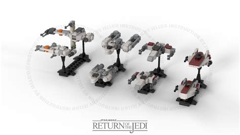 Lego Moc Micro And Ultramicro Rebel Star Fighters By Jellco Rebrickable