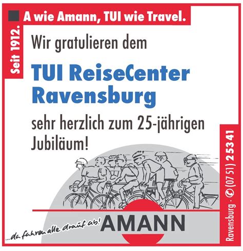 Seit Jahren Geht Das Tui Reisecenter Berzeugt Den Ravensburger Weg