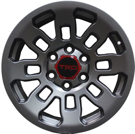 18 Inch Toyota Trd Pro Style Black Rims Fits 4runner Fj Cruiser Tacoma Style Wheels Elite