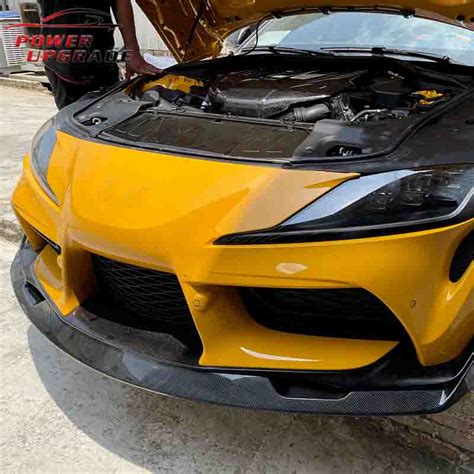 Carbon Fiber Ag Style Front Bumper Lip For Toyota Supra A A Mkv