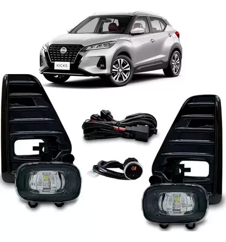 Kit Farol Milha Neblina Nissan Kicks 2021 2022 2023 2024 Led Frete grátis