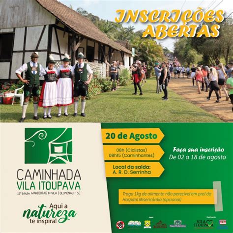 Jornal de Blumenau Blumenau abre inscrições para a Caminhada