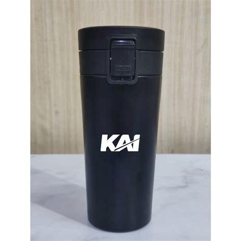 Jual Termos Coffee Cup Flip Custom Logo Kereta Api Indonesia Souvenir