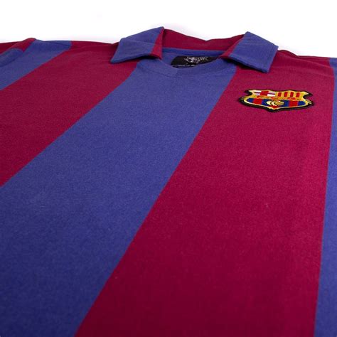 COPA FC Barcelona 1980 81 Home Retro Football Shirt Football Shirt