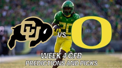 Oregon Vs Colorado Predictions And Picks 2023 Week 4 College Football Predictions 2023 Youtube