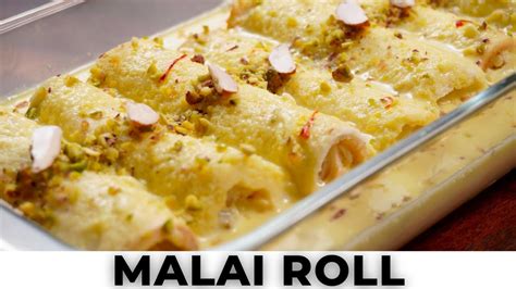 Bread Malai Roll Recipe Malai Roll How To Make Bread Malai Roll Youtube