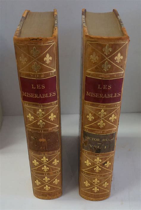 Les Miserables By Victor Hugo Translated From The French By Isabel F Hapgood In Two Volumes