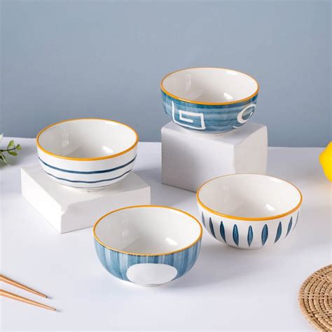 Teardrop Ceramic Soup Bowl Nitori 250ml