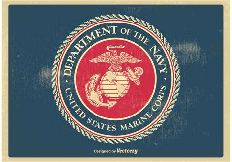 Vintage Us Marine Corps Seal Download Free Vector Art Stock Graphics