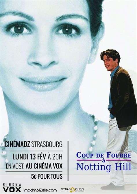 Affiche Coup De Foudre Notting Hill Hugh Grant Et Julia Robert