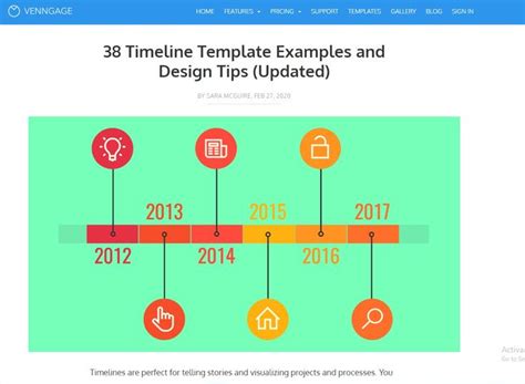 Timeline Examples Templates And Design Tips Venngage Timeline