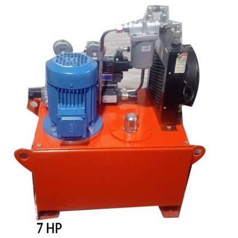 Hp Mild Steel Hydraulic Power Pack V Electric At Rs In