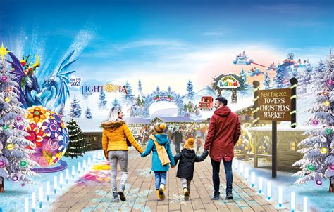 Alton Towers Christmas Map [2020] Showing The Parts Of 44 Off