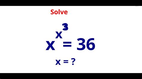 Brazil Math Olympiad Question A Nice Exponential Problem Youtube