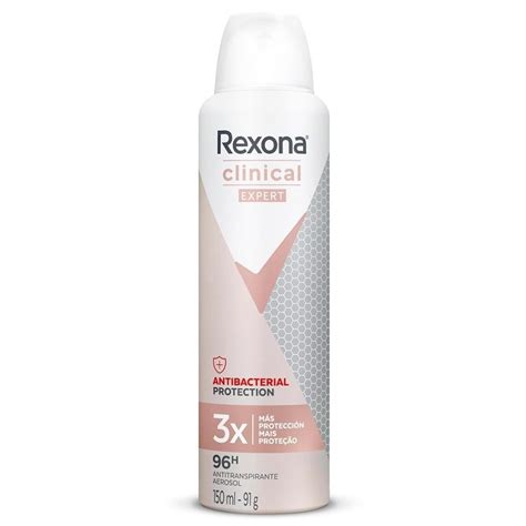 Antitranspirante Rexona Clinical Expert Antibacterial En Aerosol Para