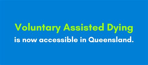 Access Voluntary Assisted Dying Dying With Dignity Queensland