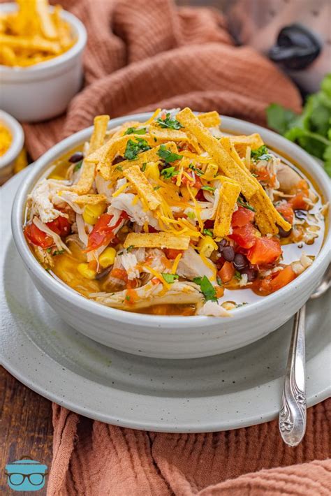 Crock Pot Chicken Fajita Soup The Country Cook