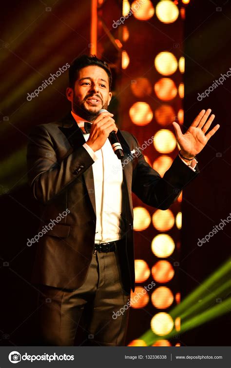 Mohamed Hamaki performing on stage during the Big Apple Music Awards – Stock Editorial Photo ...