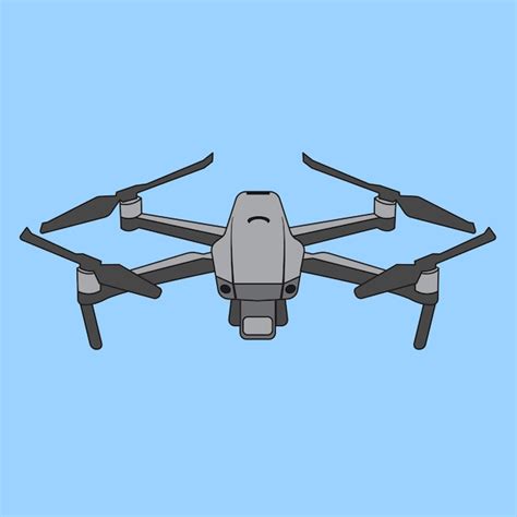 Premium Vector Drone Quadcopter Icon Vector Design