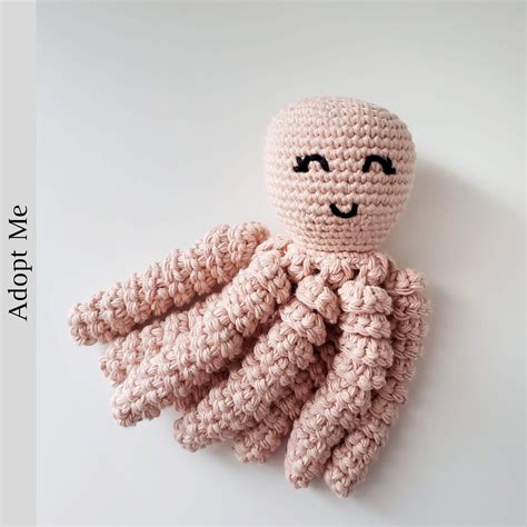 Octopus For A Preemie Nicu Octopus Crochet Octopus Jelly Etsy