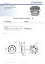 Electric Rotary Table Ez Eitzenberger Luftlagertechnik Gmbh