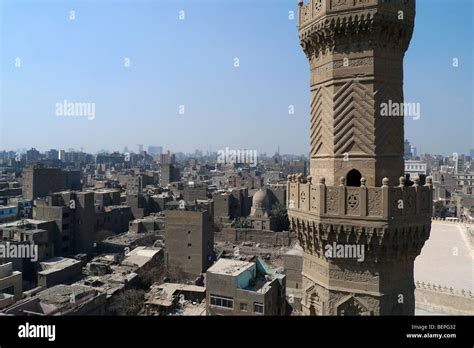 Egypt Khan Al Khalili Islamic Old Cairo View From Al Gouri Mosque