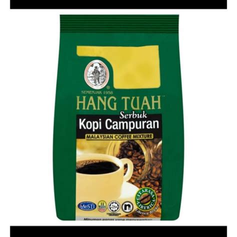 HANG TUAH Serbuk Kopi Campuran 200g Shopee Malaysia