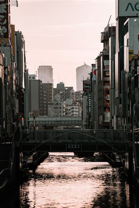 A Bridge over the Dotonbori Canal · Free Stock Photo