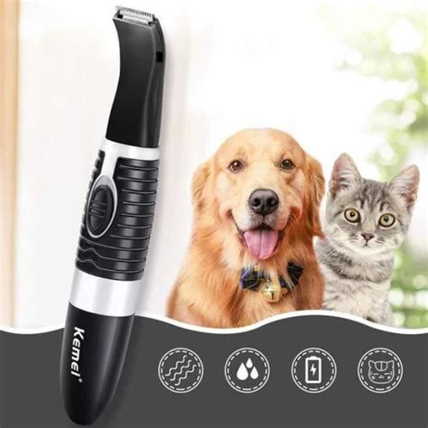 CP07765 Tondeuse Animaux Noir Kemei KM 5002 Rasoir Pour Animaux De