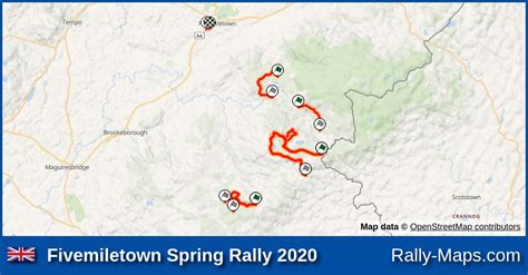 Maps | Fivemiletown Spring Rally 2020 | Rally-Maps.com