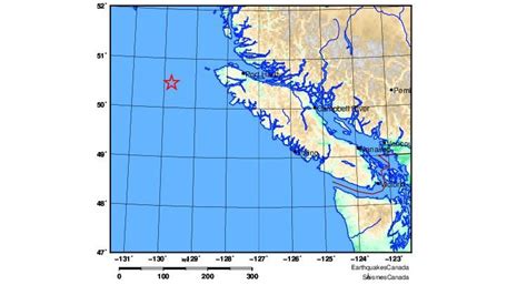 Four earthquakes hit off Vancouver Island - My Tri-Port Now