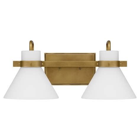 Quoizel Regency 17 In 2 Light Brass Transitional Vanity Light Rgn8617ws At