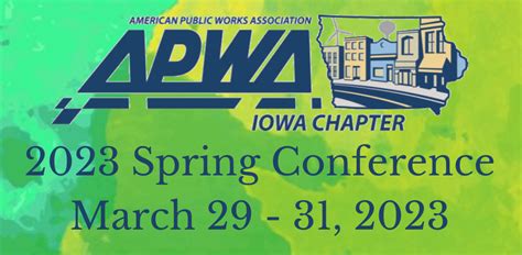 Apwa Iowa Chapter Spring Conference