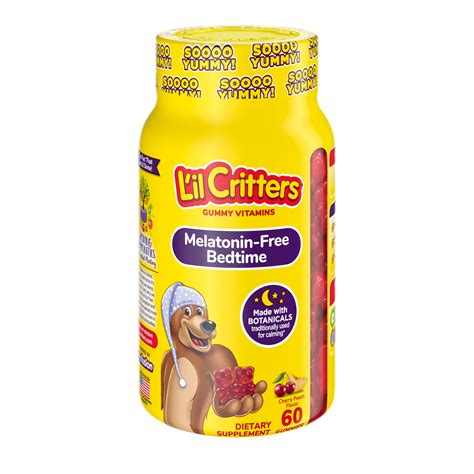 L'il Critters Melatonin-Free Bedtime Gummies - Cherry Peach - Shop