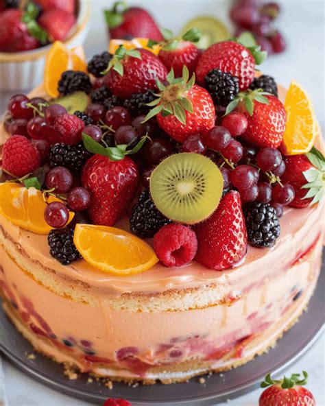 Summer Fruit Sangria Cake Recipes Tasks Tools