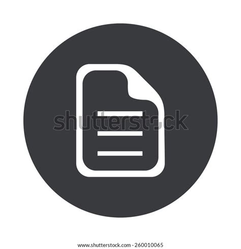 Vector Modern File Gray Circle Icon Stock Vector Royalty Free