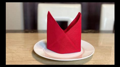 Diy The Bishops Hat Napkin Fold Madebyfate Youtube