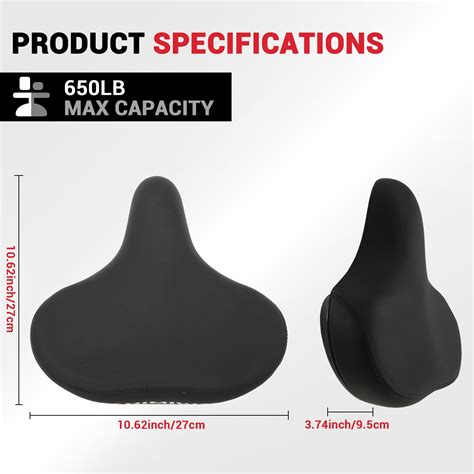 Snapklik.com : Himiway Bike Seat For Men Women Replacement Oversized