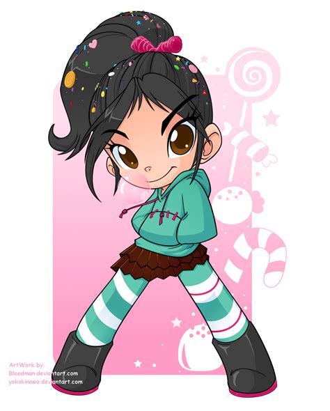 Vanellope By Yokokinawa On Deviantart Disney Art Cartoon