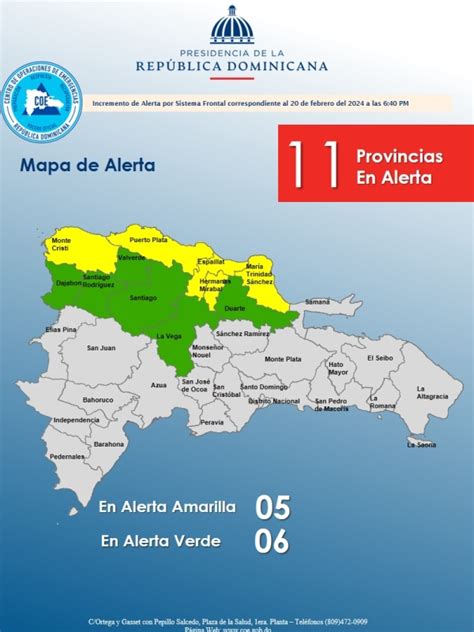 Centro De Operaciones De Emergencias Coe Incremento De Alerta Por