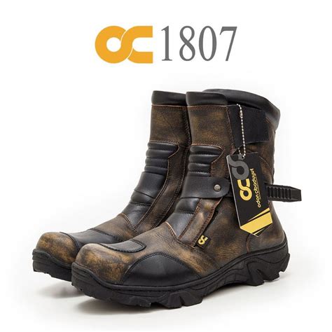 Jual OC 1807 SEPATU KULIT PRIA SAFETY TOURING ODON CIBADUYUT Shopee