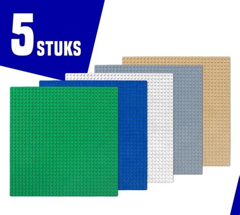 Bouwplaten Geschikt Voor LEGO 5 Stuks Grondplaten Bouwplaat