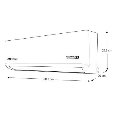 Minisplit Mirage Inverter Magnum Tonelada V Solo Fr O The