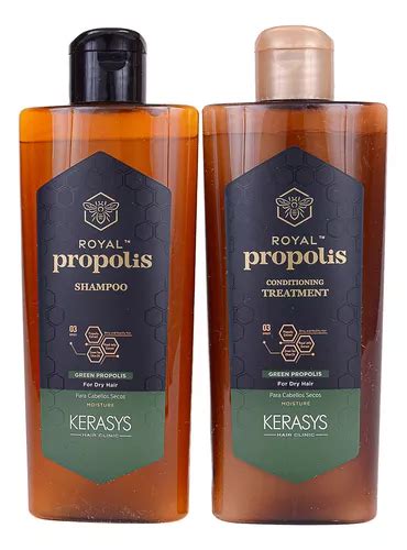 Kit Kerasys Propolis Royal Green Shampoo Tratamento 2x180ml