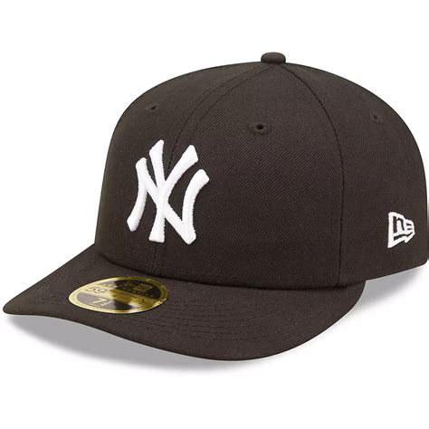 New Era New York Yankees White Low Profile 59FIFTY Fitted Hat | Academy