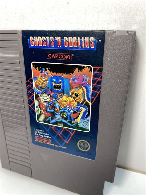 Ghosts N Goblins Nes Nintendo Original Game Clean Tested Guaranteed